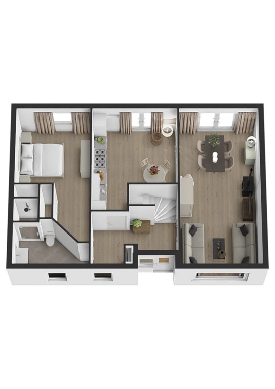 mediumsize floorplan